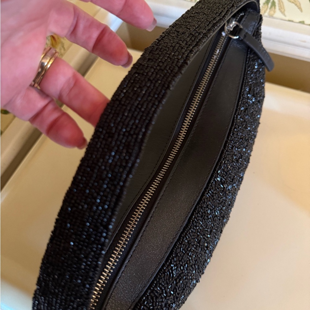 STAUD Black Demy Beaded Loop Wristlet - Picture 9 of 12